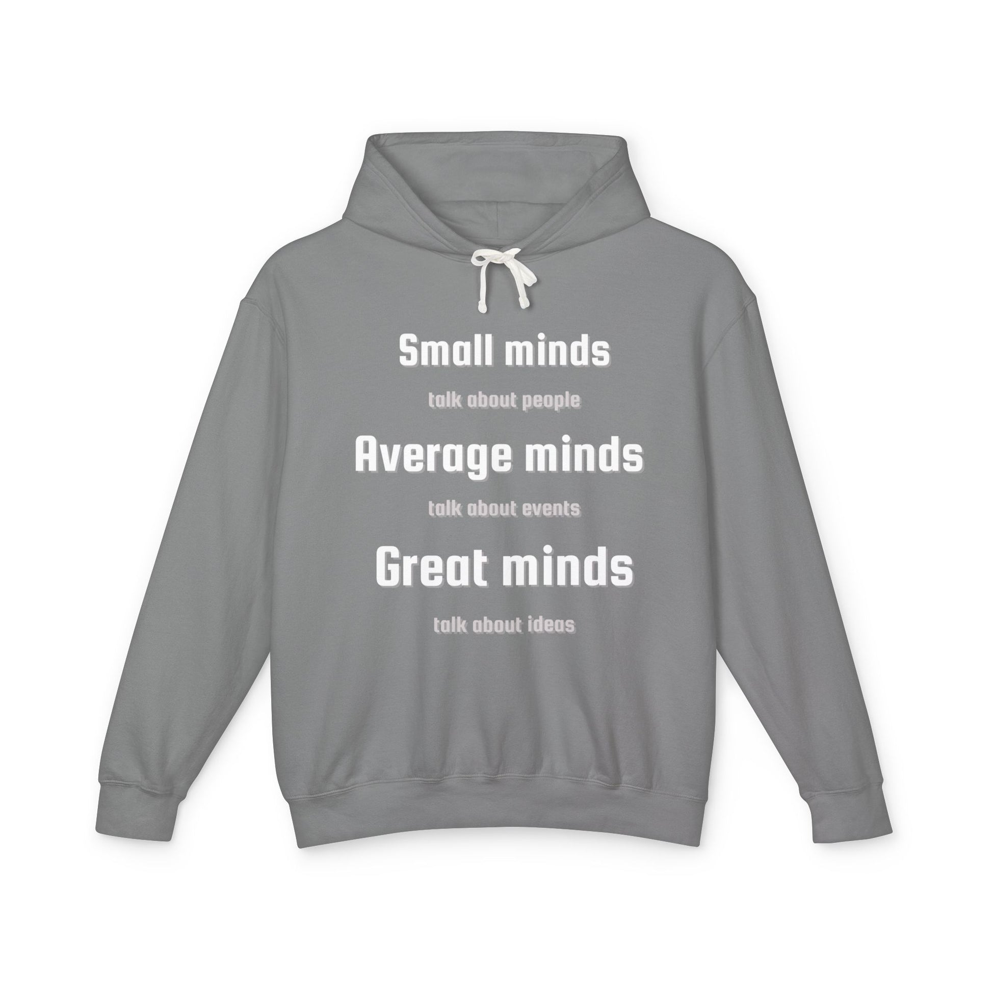 Smart Minds Hoodie - Unisex Lightweight Sweatshirt for Thoughtful Conversations, Gift for Friends, Casual Wear, Motivational Apparel, [...]