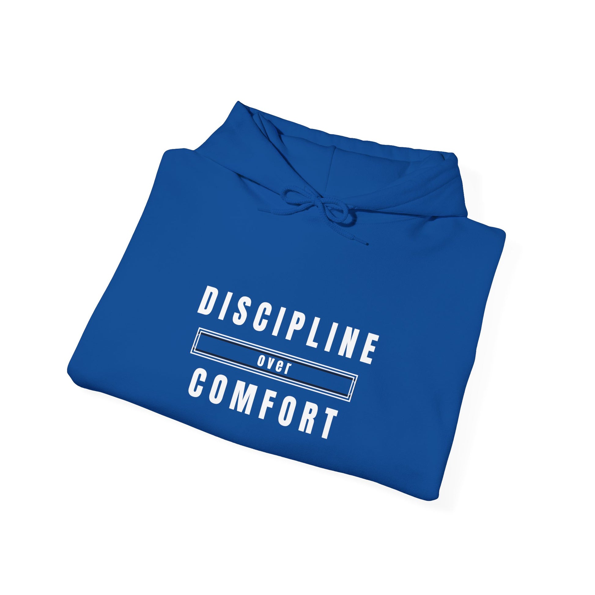 Motivational Hoodie with 'Discipline over Comfort' for Fitness Enthusiasts, Cozy Casual Wear, Unisex Sweatshirt, Gift for Gym Lovers, [...]