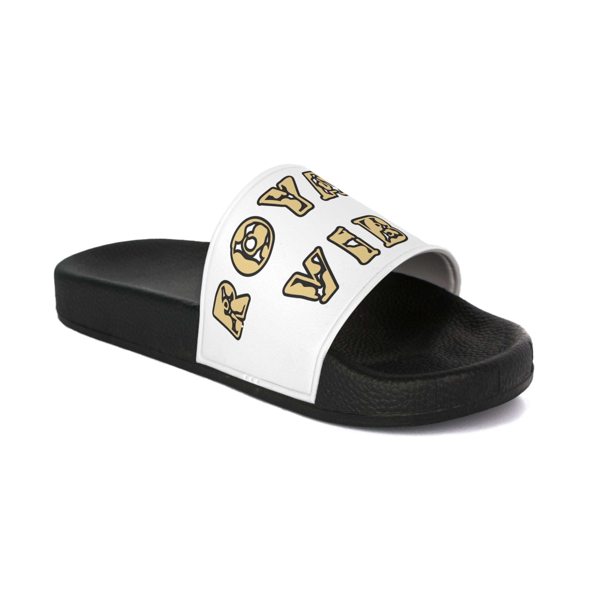 Royal Vibes Men's Slide Sandals | Casual Summer Footwear, Pool Slides, Beach Shoes, Vacation Essentials, Relaxed Comfort
