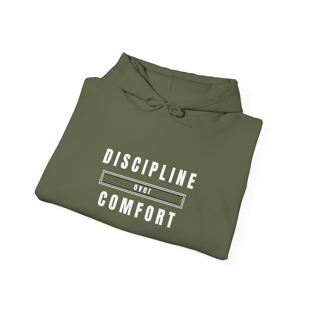 Motivational Hoodie with 'Discipline over Comfort' for Fitness Enthusiasts, Cozy Casual Wear, Unisex Sweatshirt, Gift for Gym Lovers, [...]