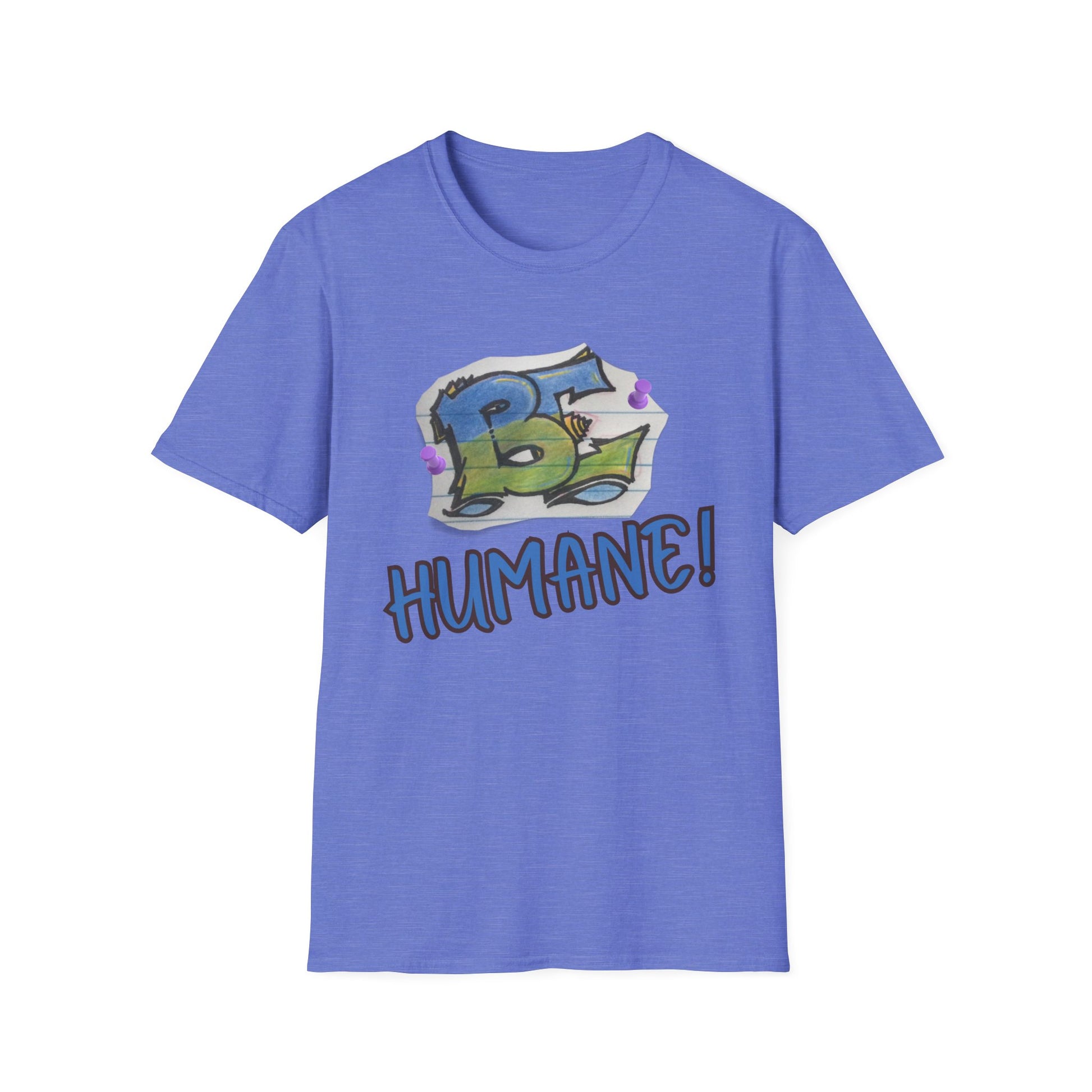 Unisex Softstyle T-Shirt with 'Be Humane' Design | Casual Tee for Animal Lovers, Eco-Conscious Fashion, Gift Idea, Everyday Wear, [...]
