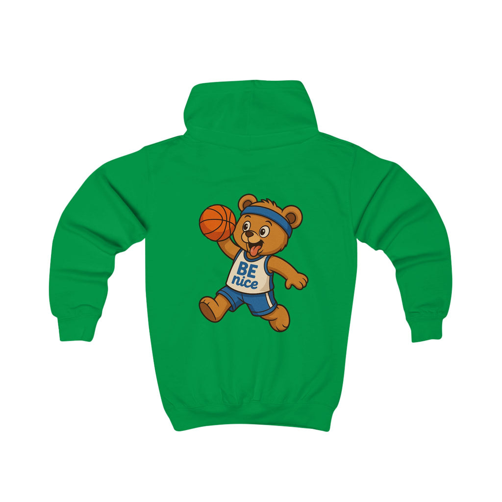 Children's Sports Hoodie with Bear Design, Cozy Kid's Sweatshirt, Fun Apparel for Little men, Gift for Birthday, Cute Hoodie