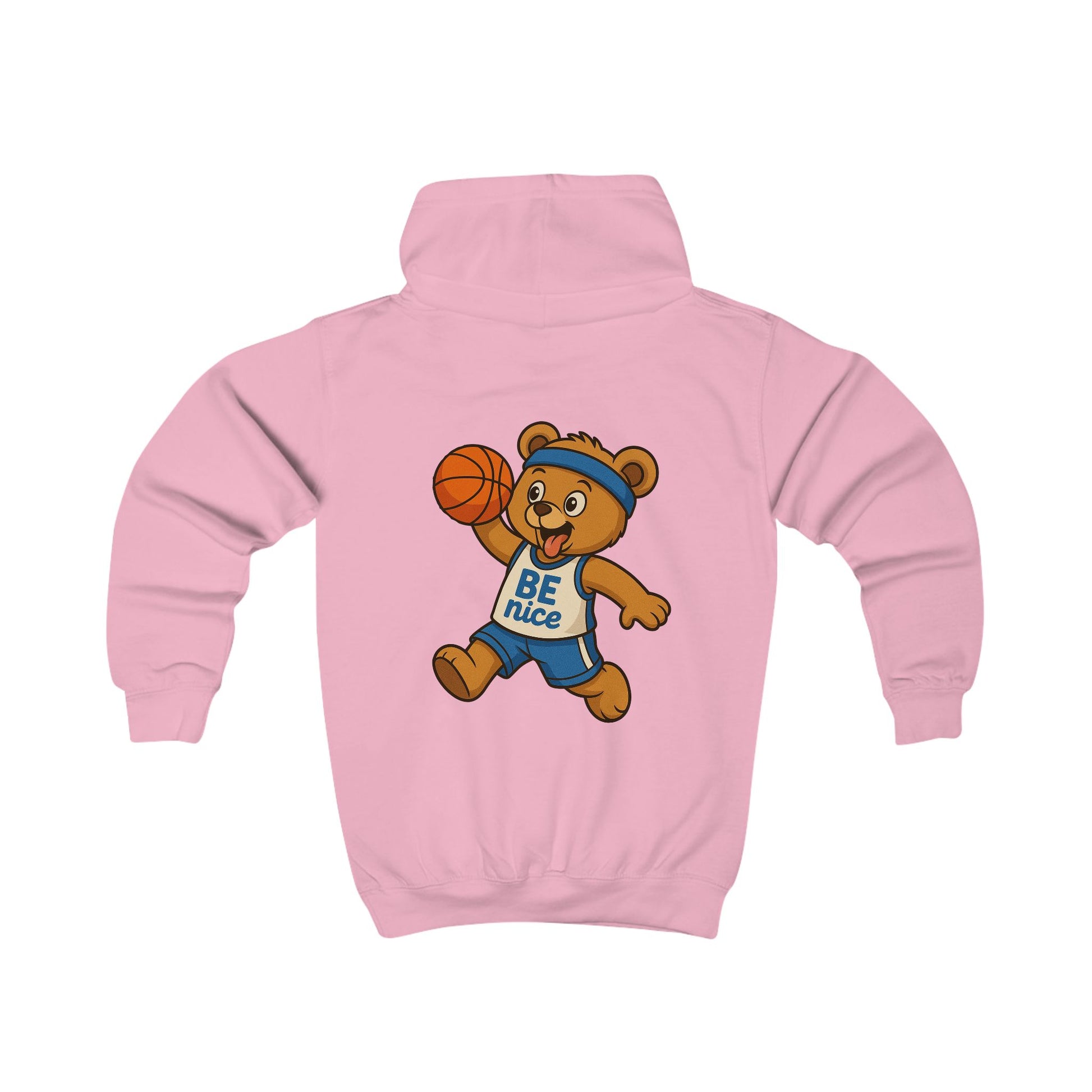 Children's Sports Hoodie with Bear Design, Cozy Kid's Sweatshirt, Fun Apparel for Little men, Gift for Birthday, Cute Hoodie