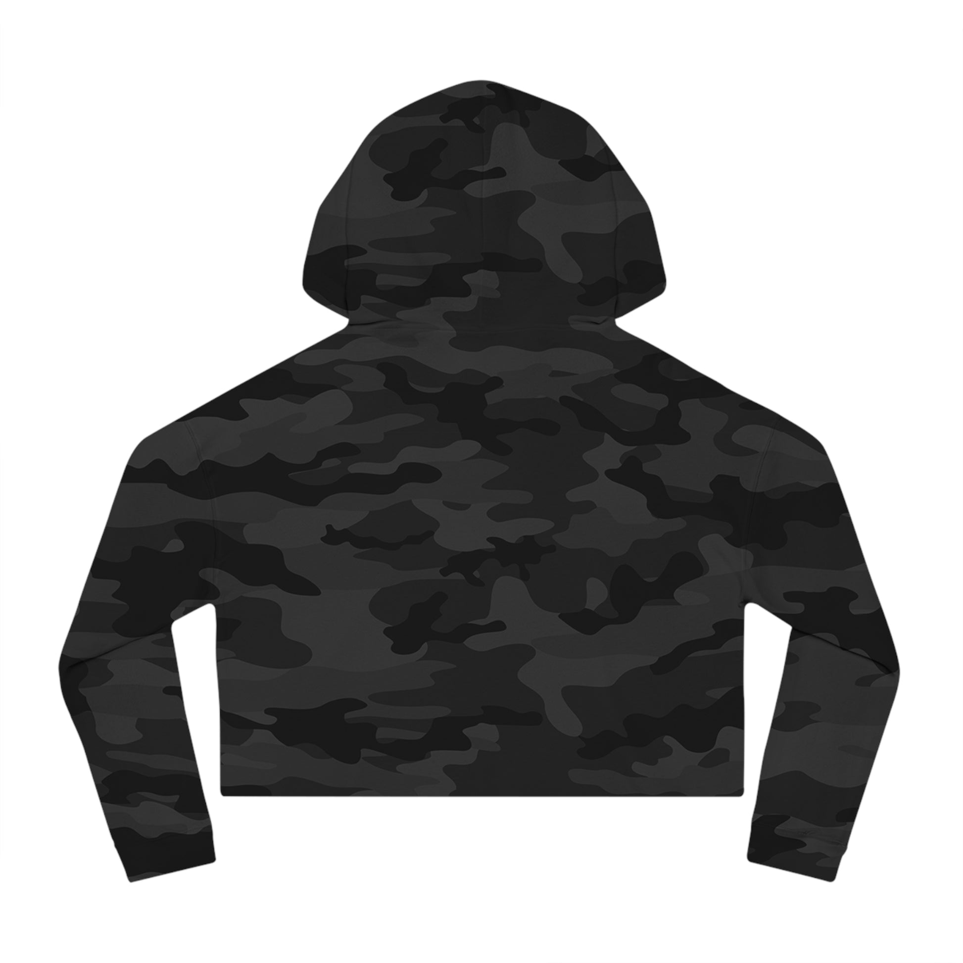 Stay Ready Women's Cropped Hooded Sweatshirt, Casual Hoodie, Athleisure Sweatshirt, Gift for Her, Trendy Streetwear