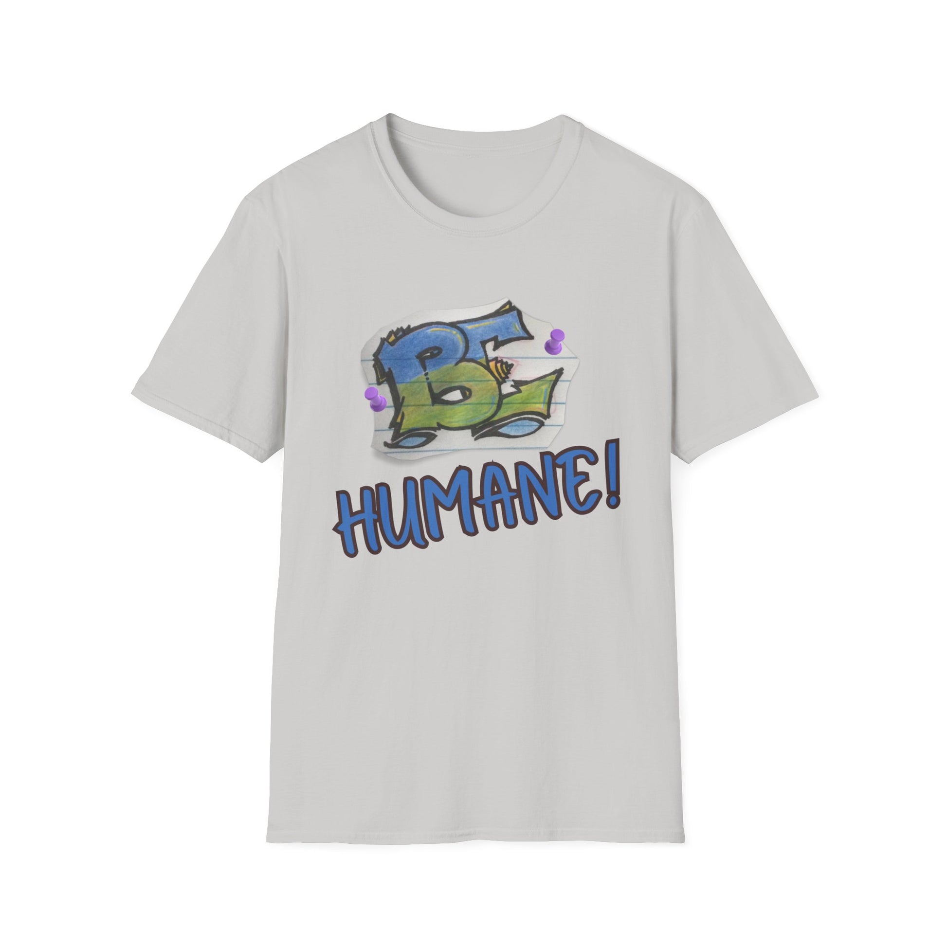 Unisex Softstyle T-Shirt with 'Be Humane' Design | Casual Tee for Animal Lovers, Eco-Conscious Fashion, Gift Idea, Everyday Wear, [...]