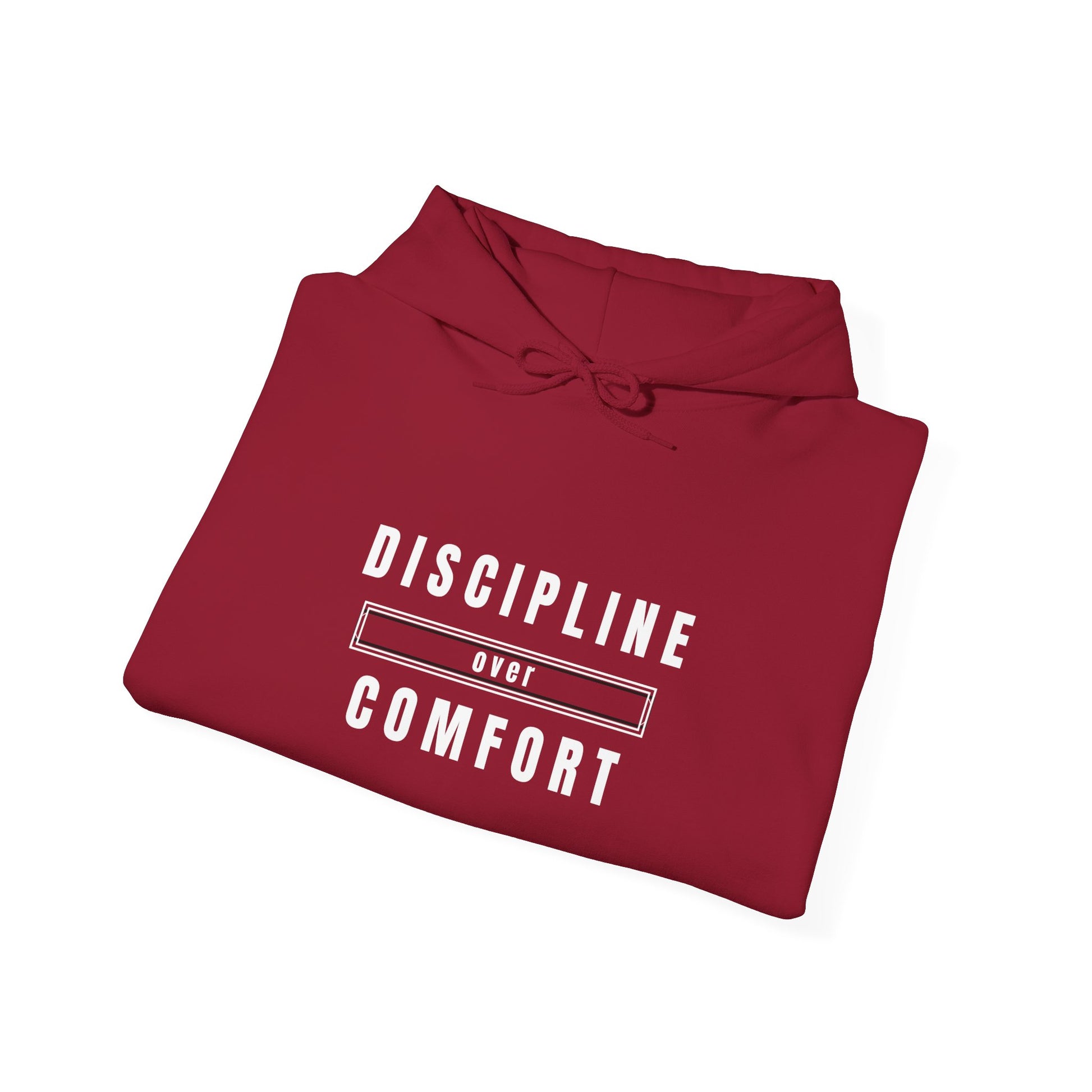 Motivational Hoodie with 'Discipline over Comfort' for Fitness Enthusiasts, Cozy Casual Wear, Unisex Sweatshirt, Gift for Gym Lovers, [...]
