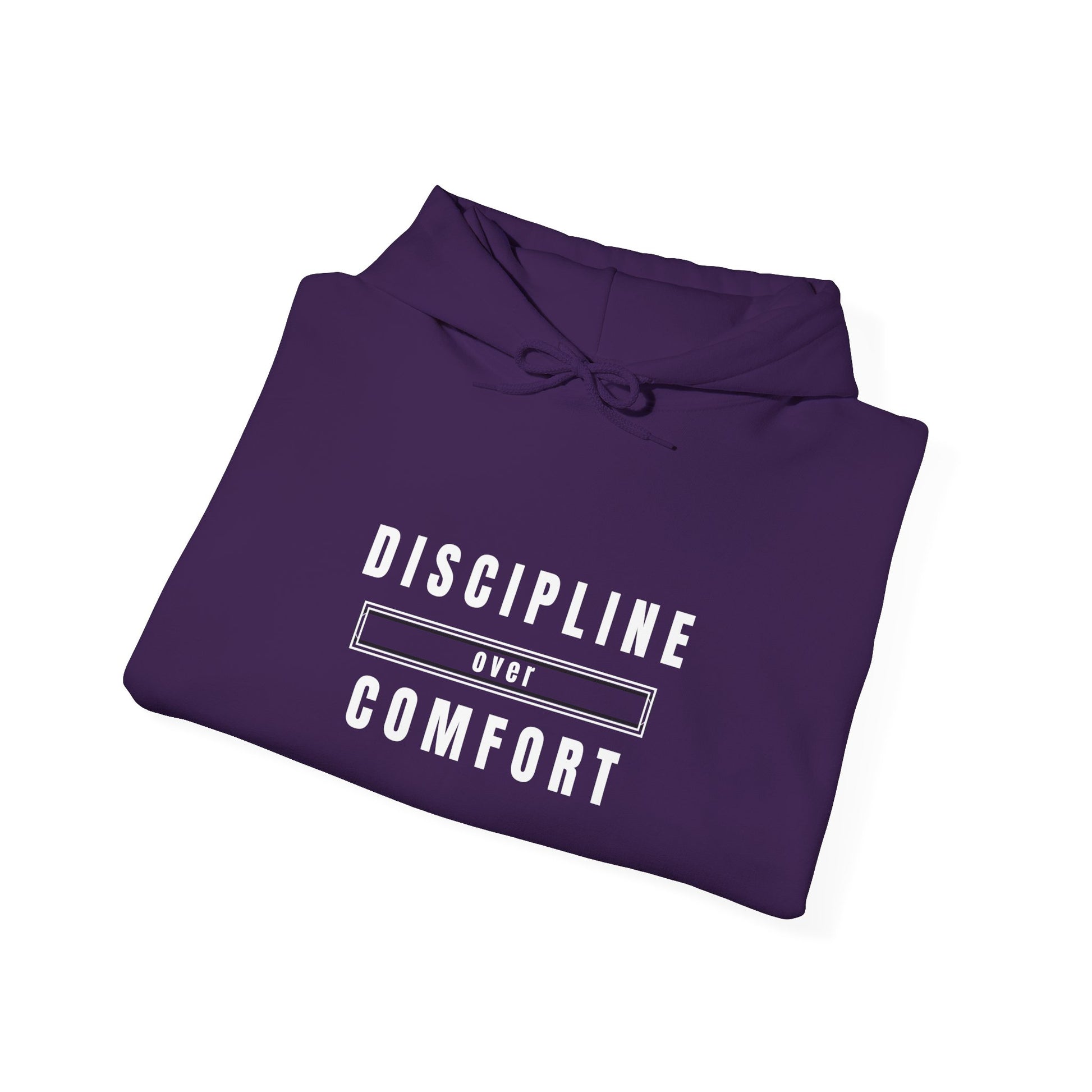 Motivational Hoodie with 'Discipline over Comfort' for Fitness Enthusiasts, Cozy Casual Wear, Unisex Sweatshirt, Gift for Gym Lovers, [...]