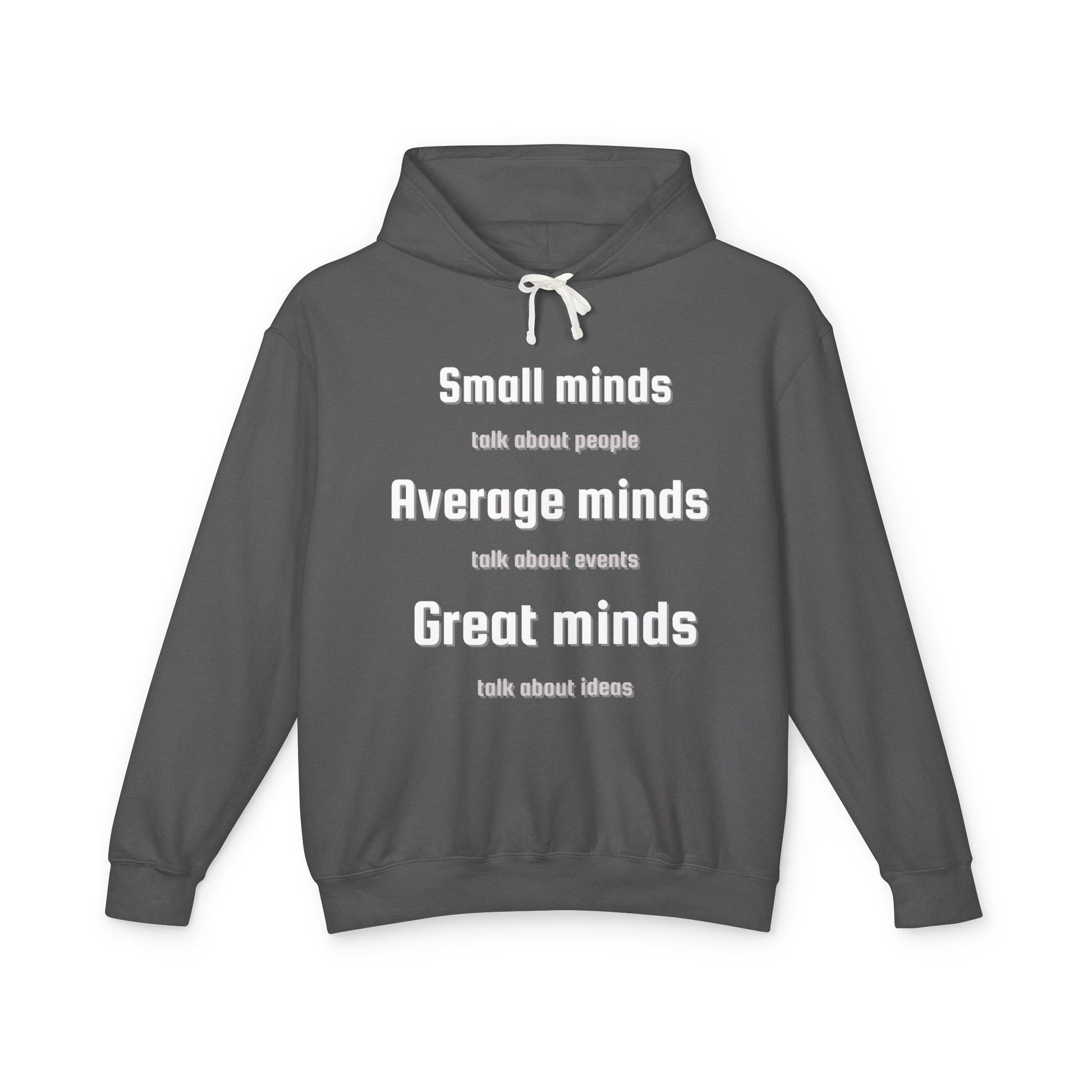 Smart Minds Hoodie - Unisex Lightweight Sweatshirt for Thoughtful Conversations, Gift for Friends, Casual Wear, Motivational Apparel, [...]