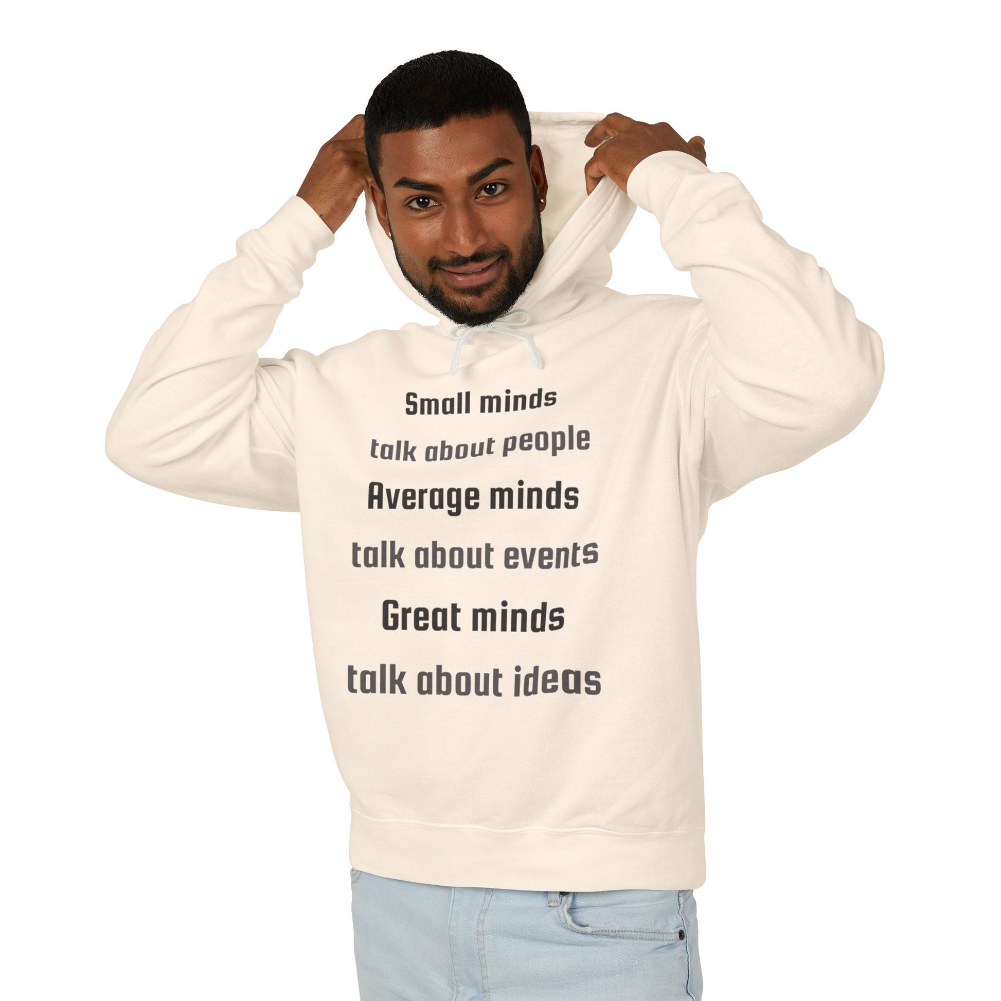 Inspirational Quote Lightweight Hoodie - Motivational Sweatshirt for Creative Minds, Gift for Students, Casual Wear, Birthday, [...]