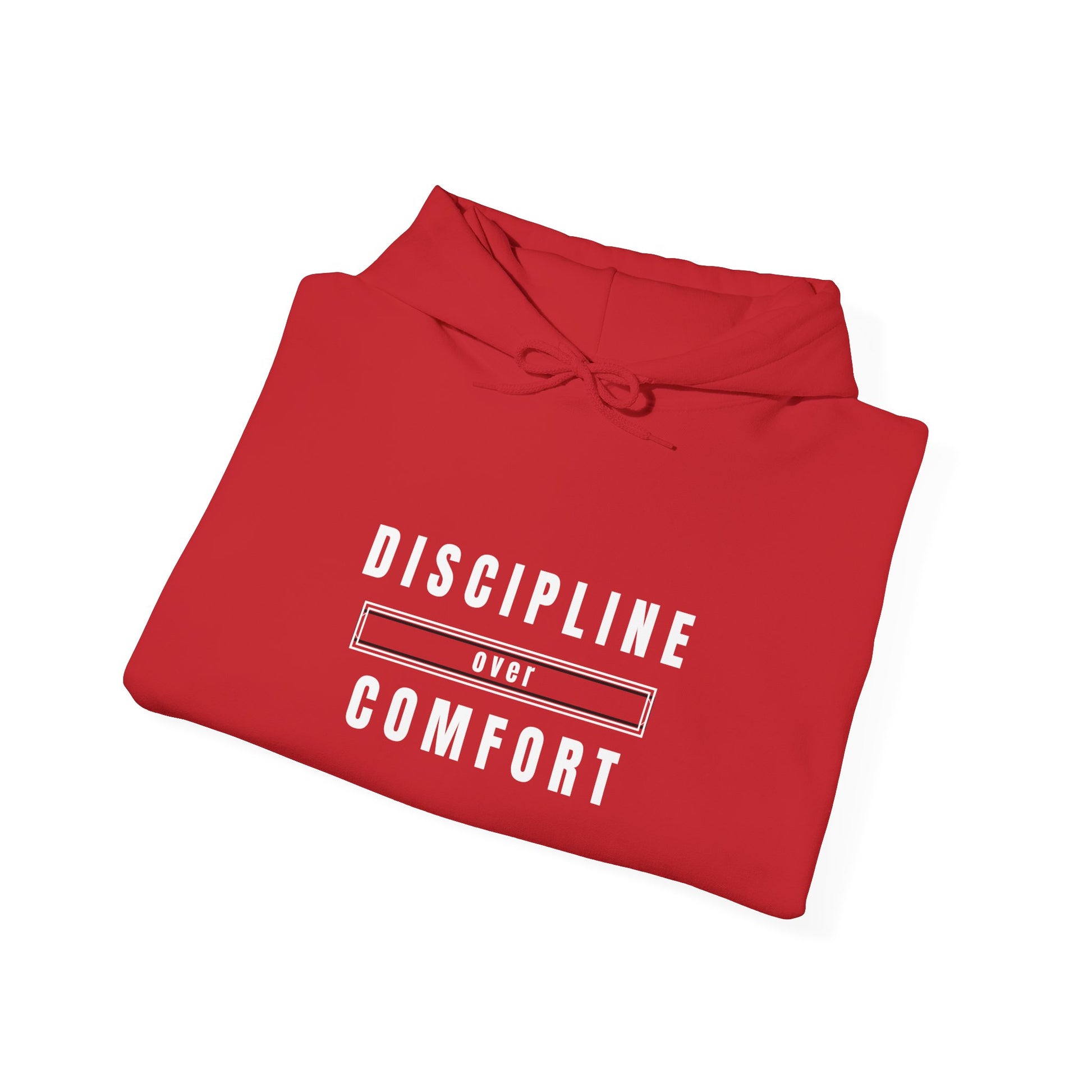Motivational Hoodie with 'Discipline over Comfort' for Fitness Enthusiasts, Cozy Casual Wear, Unisex Sweatshirt, Gift for Gym Lovers, [...]