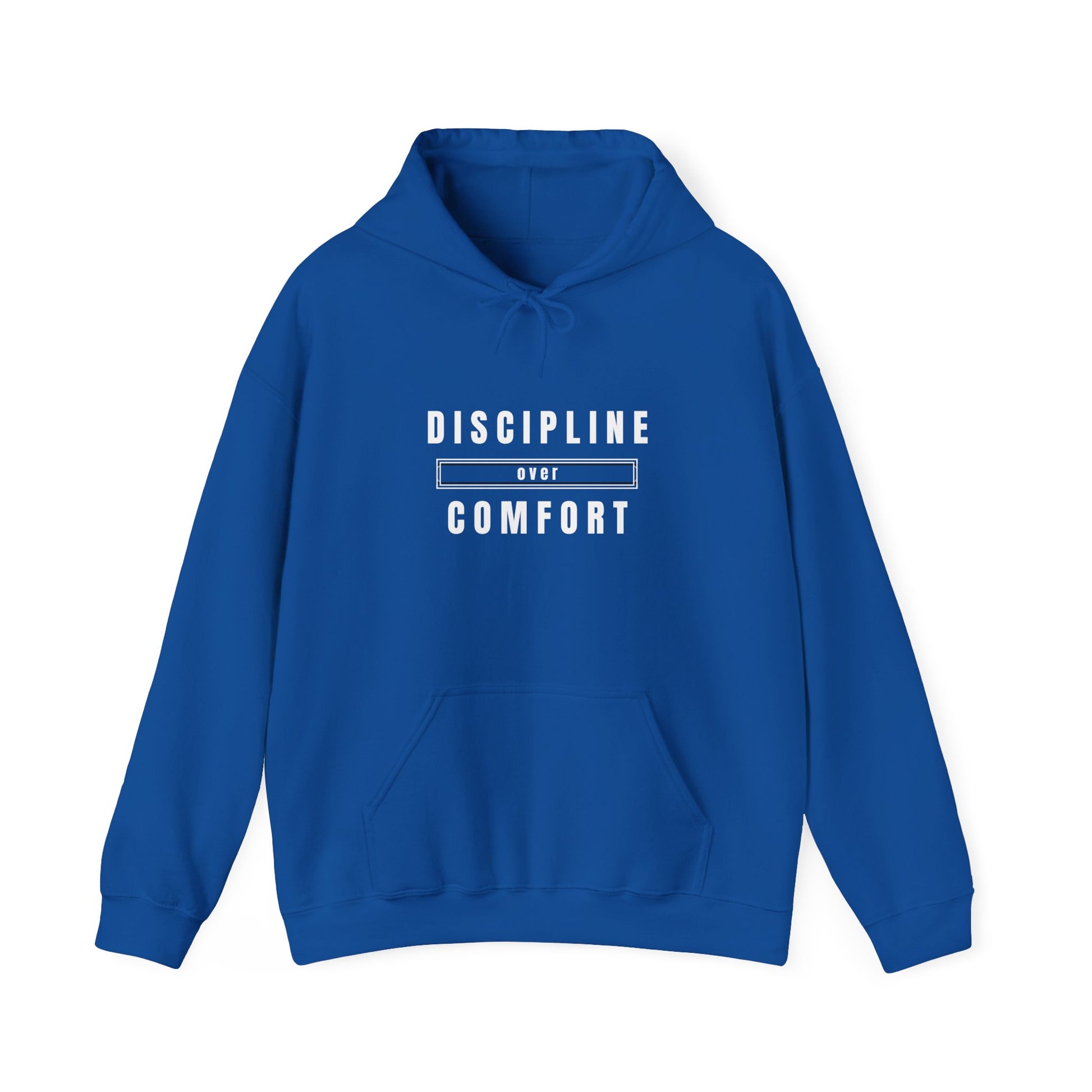 Motivational Hoodie with 'Discipline over Comfort' for Fitness Enthusiasts, Cozy Casual Wear, Unisex Sweatshirt, Gift for Gym Lovers, [...]