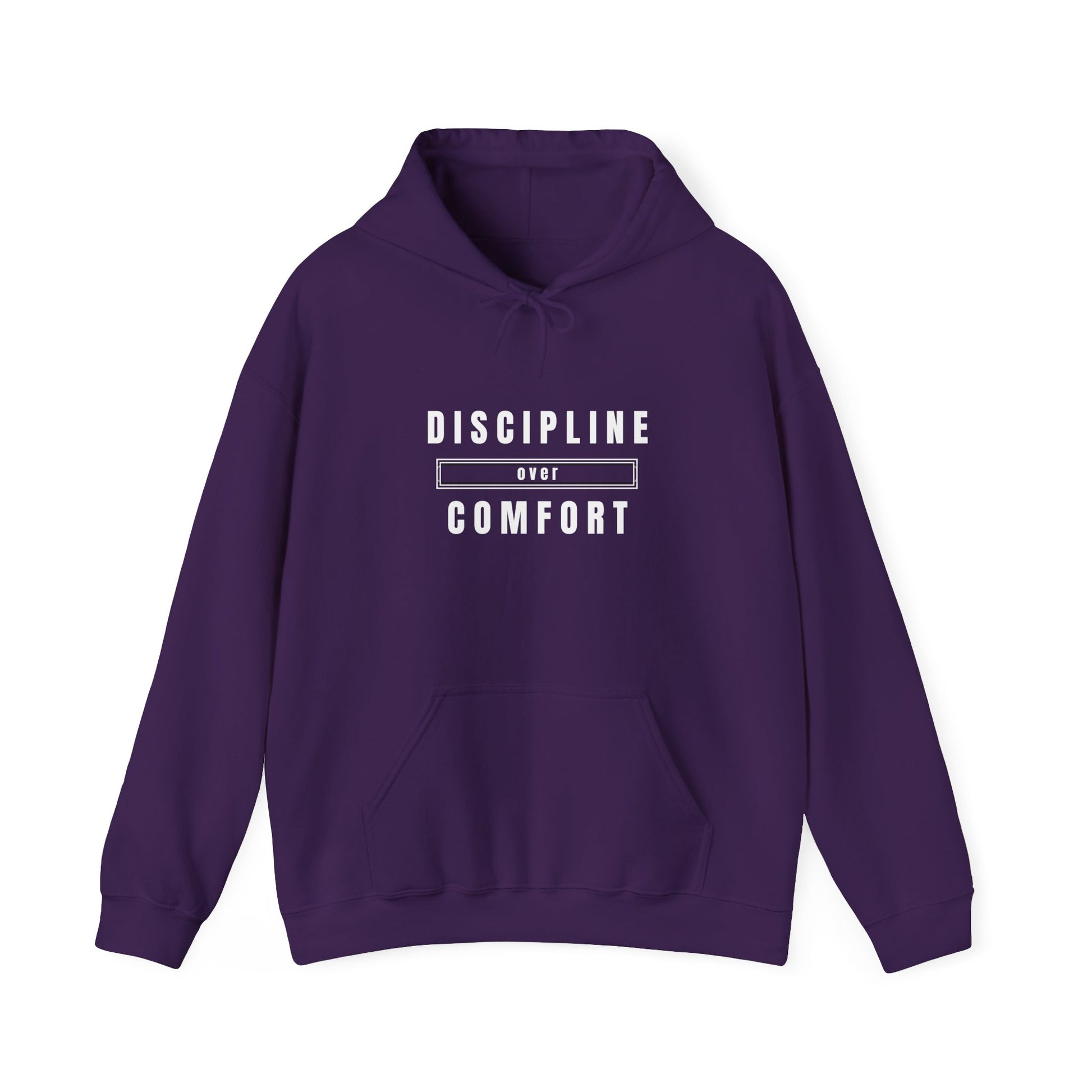 Motivational Hoodie with 'Discipline over Comfort' for Fitness Enthusiasts, Cozy Casual Wear, Unisex Sweatshirt, Gift for Gym Lovers, [...]