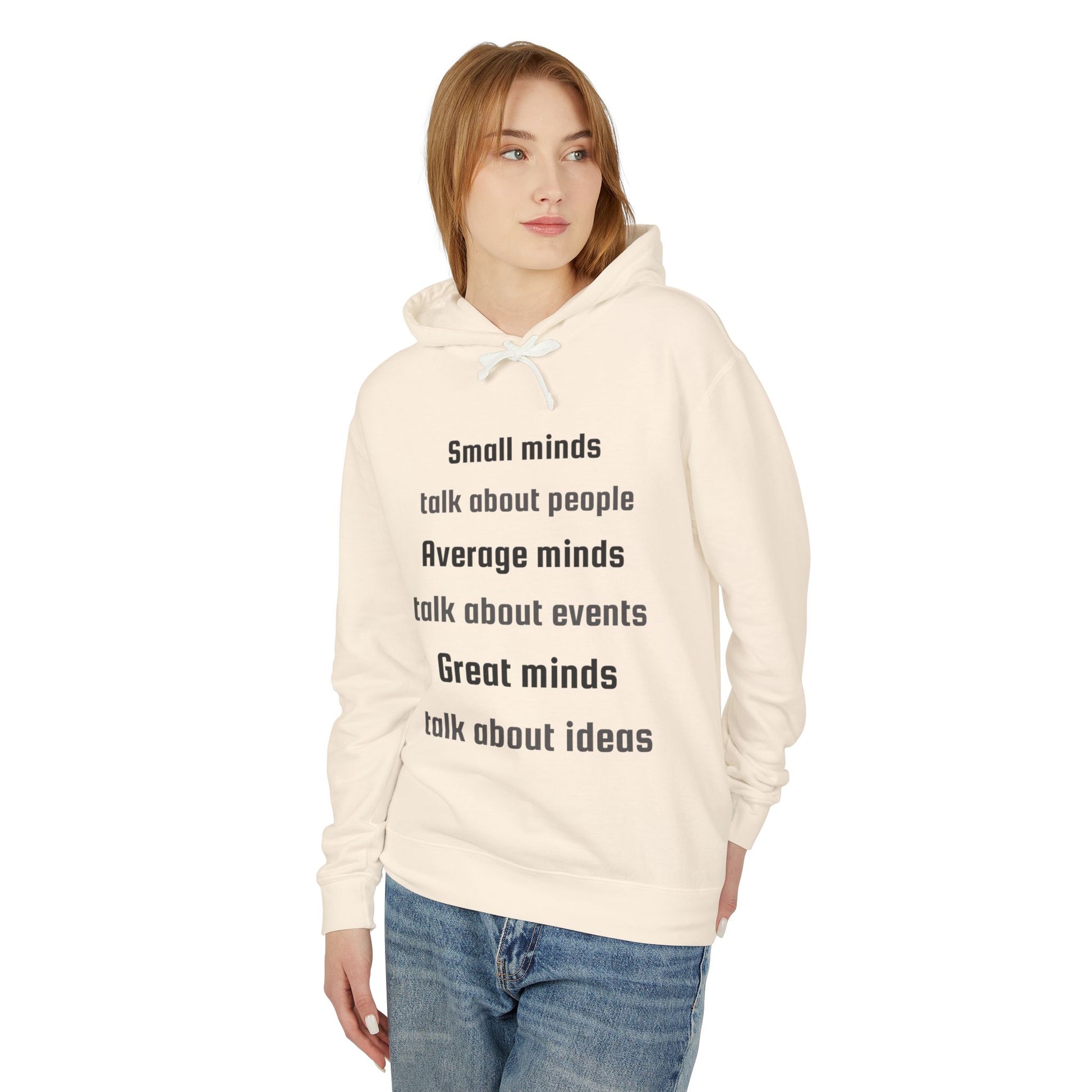 Inspirational Quote Lightweight Hoodie - Motivational Sweatshirt for Creative Minds, Gift for Students, Casual Wear, Birthday, [...]