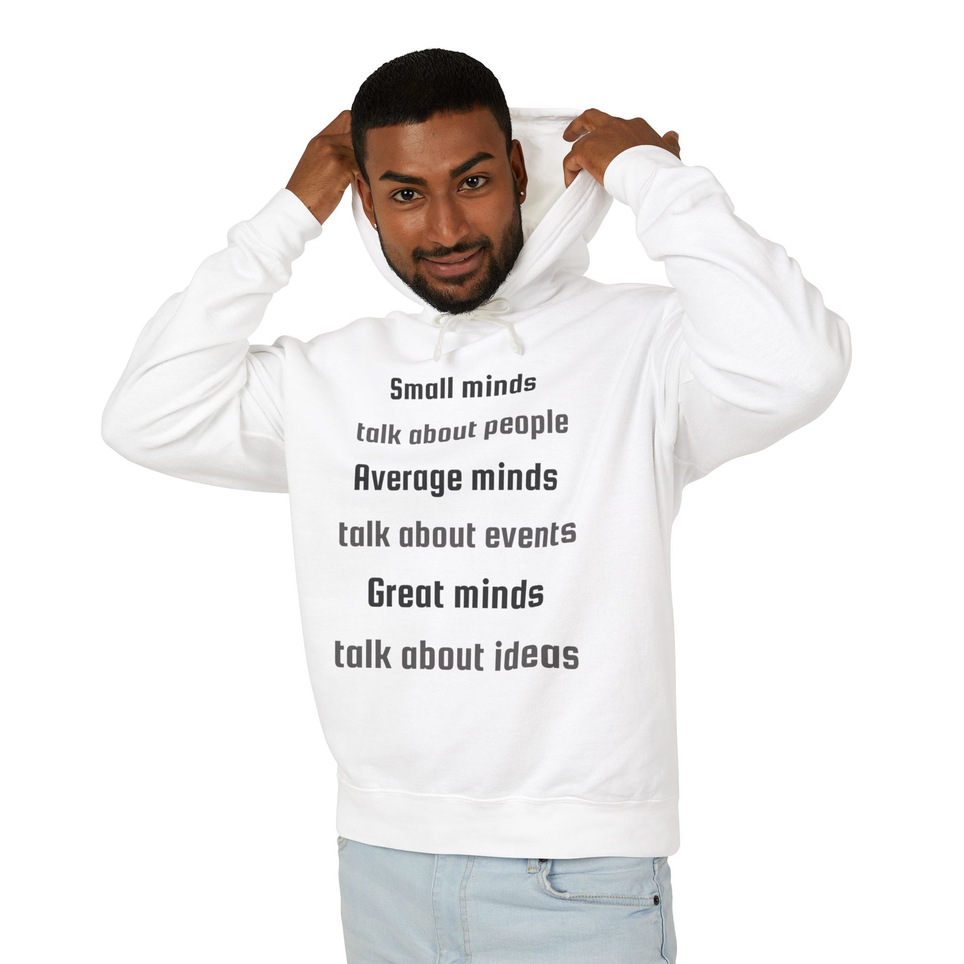 Inspirational Quote Lightweight Hoodie - Motivational Sweatshirt for Creative Minds, Gift for Students, Casual Wear, Birthday, [...]