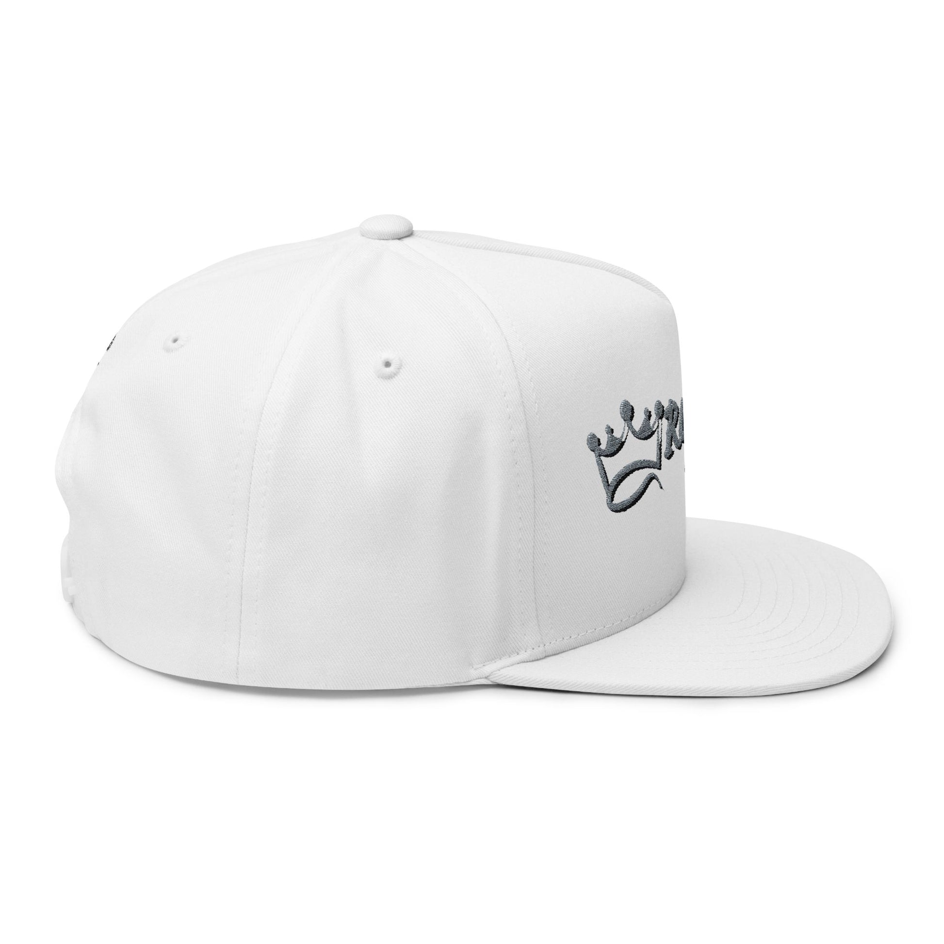 Royal Life Flat Bill Cap - Trendy Embroidered Snapback, Streetwear Fashion, Perfect Gift for Him/Her, Birthday, Casual Wear