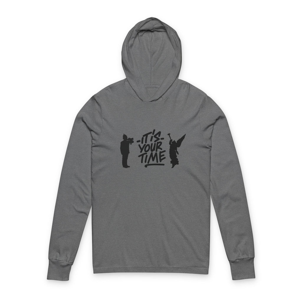 Inspiring Unisex Hooded Long Sleeve Tee - Perfect for Motivational Gifts, Casual Wear, Fitness, Summer Activities, Outdoor Adventures