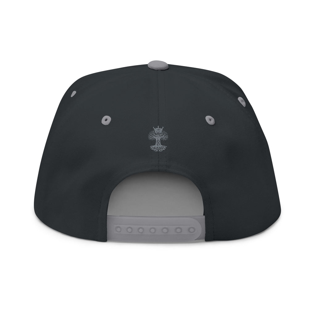 Royal Life Embroidered Flat Bill Cap - Trendy Adjustable Hat for Streetwear and Casual Outfit, Gifts for Style Enthusiasts, Men and Women