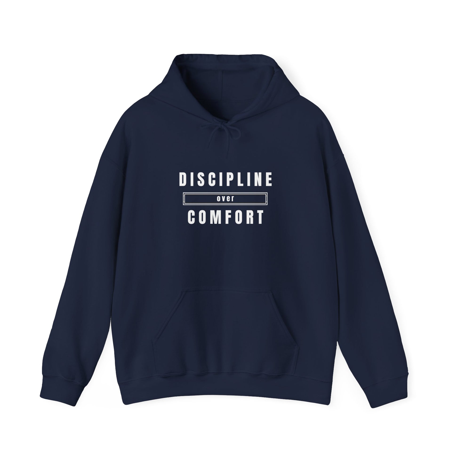 Motivational Hoodie with 'Discipline over Comfort' for Fitness Enthusiasts, Cozy Casual Wear, Unisex Sweatshirt, Gift for Gym Lovers, [...]