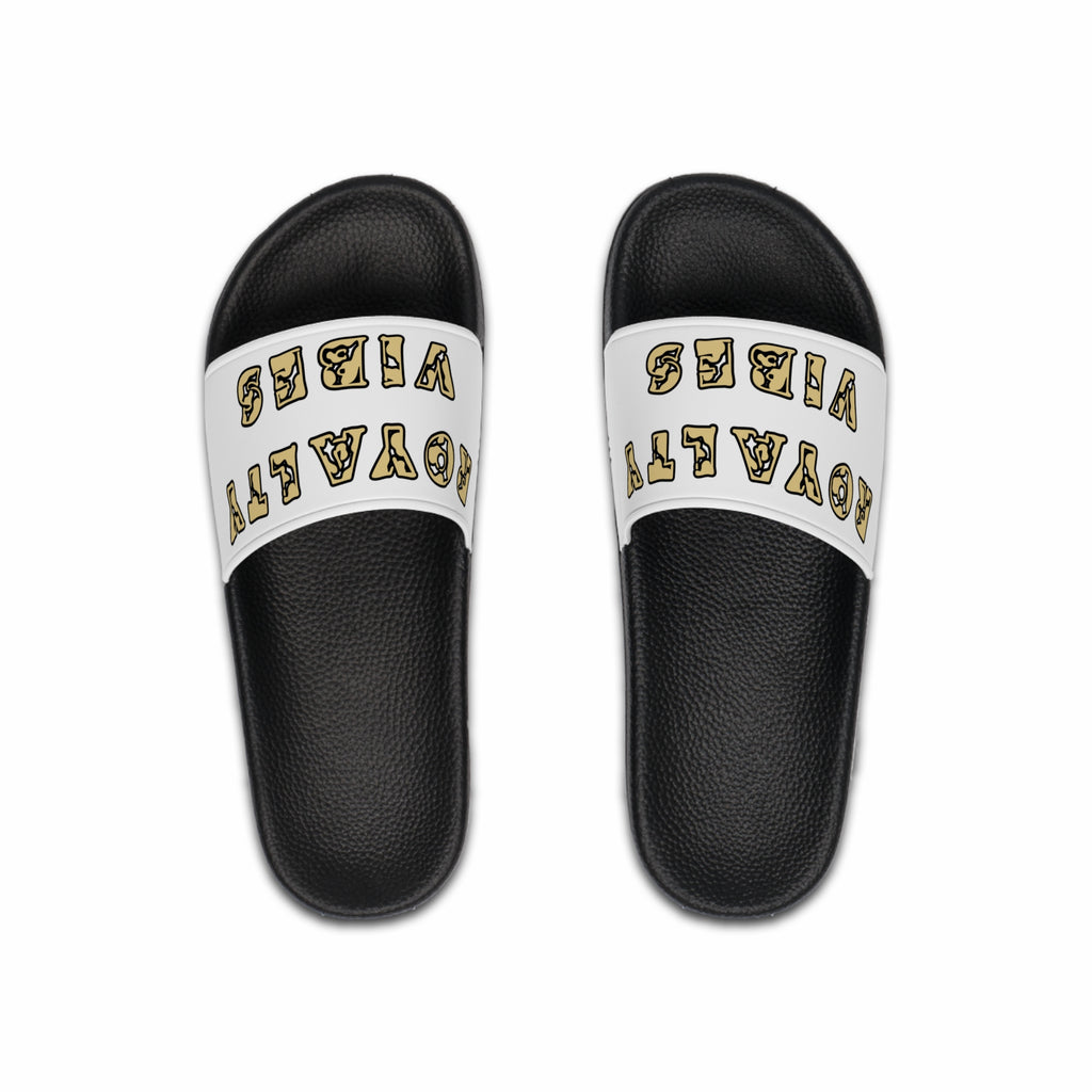 Royal Vibes Men's Slide Sandals | Casual Summer Footwear, Pool Slides, Beach Shoes, Vacation Essentials, Relaxed Comfort