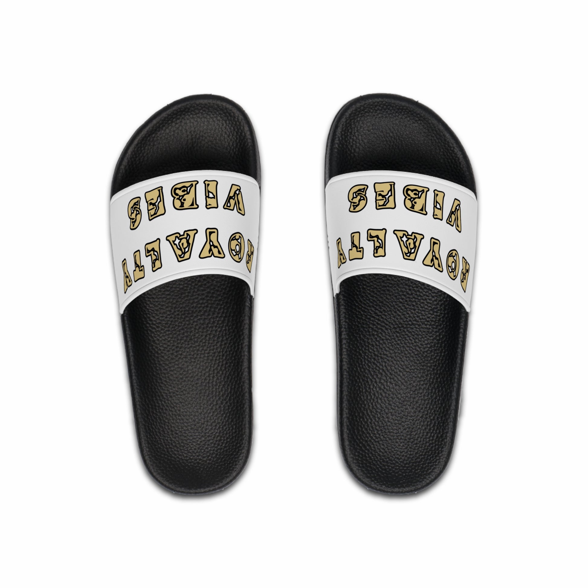 Royal Vibes Men's Slide Sandals | Casual Summer Footwear, Pool Slides, Beach Shoes, Vacation Essentials, Relaxed Comfort