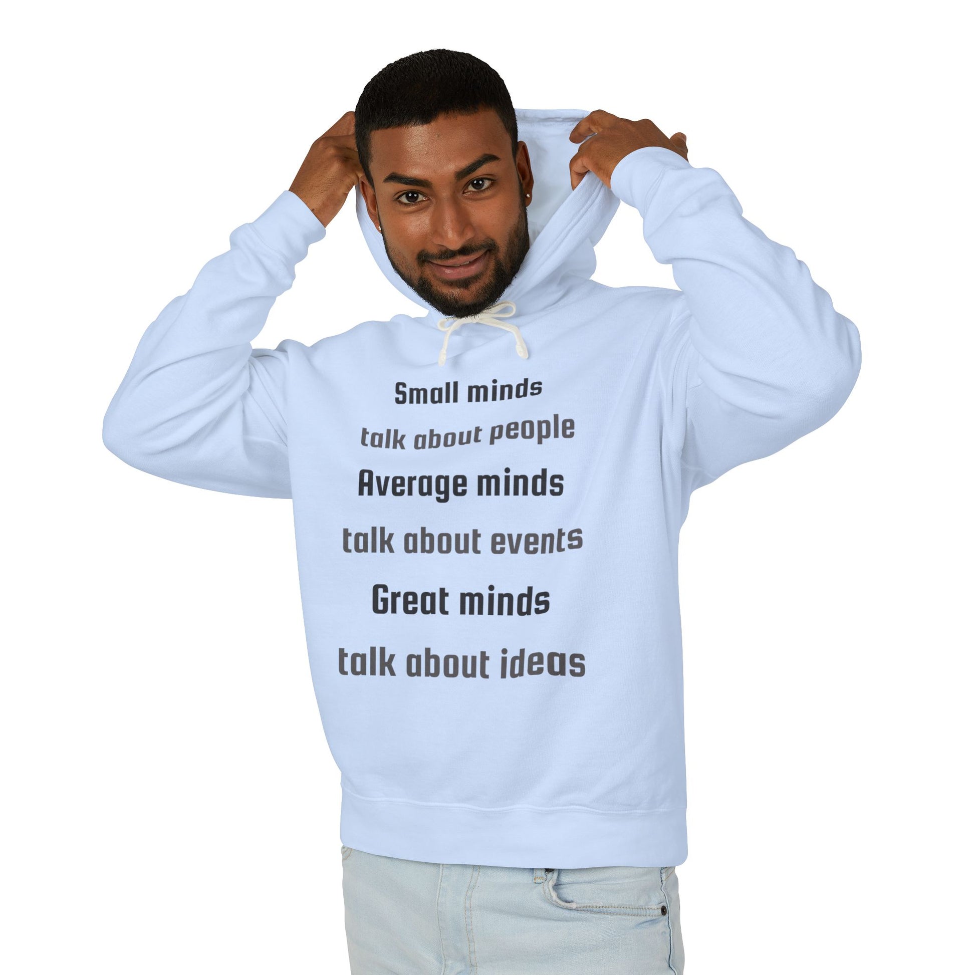 Inspirational Quote Lightweight Hoodie - Motivational Sweatshirt for Creative Minds, Gift for Students, Casual Wear, Birthday, [...]