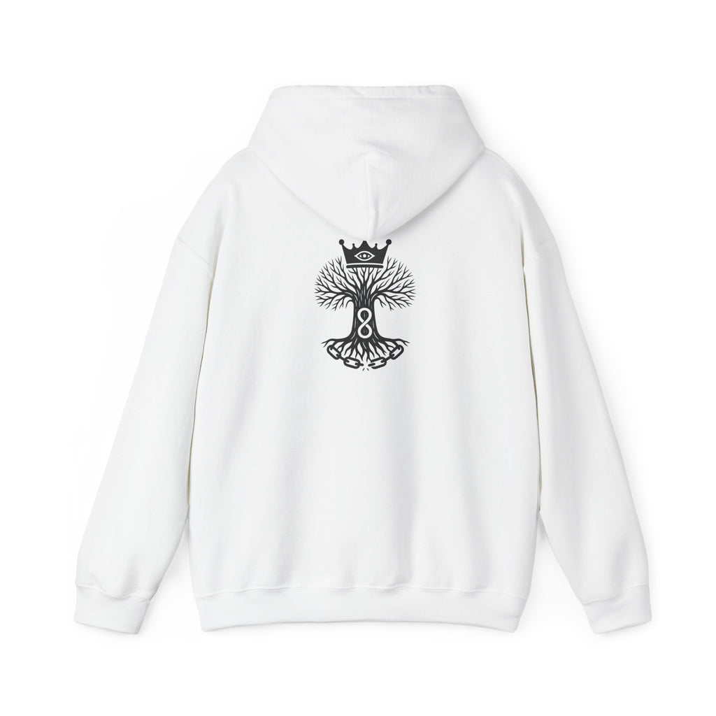 Royal Life Tree Hoodie, Cozy Sweatshirt for All Occasions, Unisex Pullover, Unique Gift for Nature Lovers, Perfect for Festivals