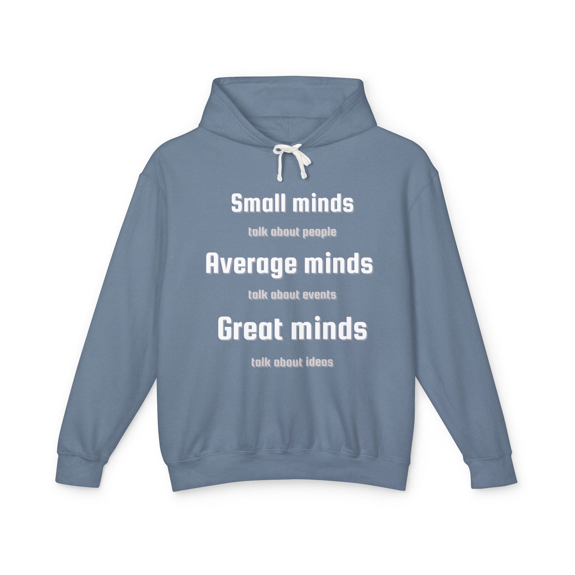 Smart Minds Hoodie - Unisex Lightweight Sweatshirt for Thoughtful Conversations, Gift for Friends, Casual Wear, Motivational Apparel, [...]