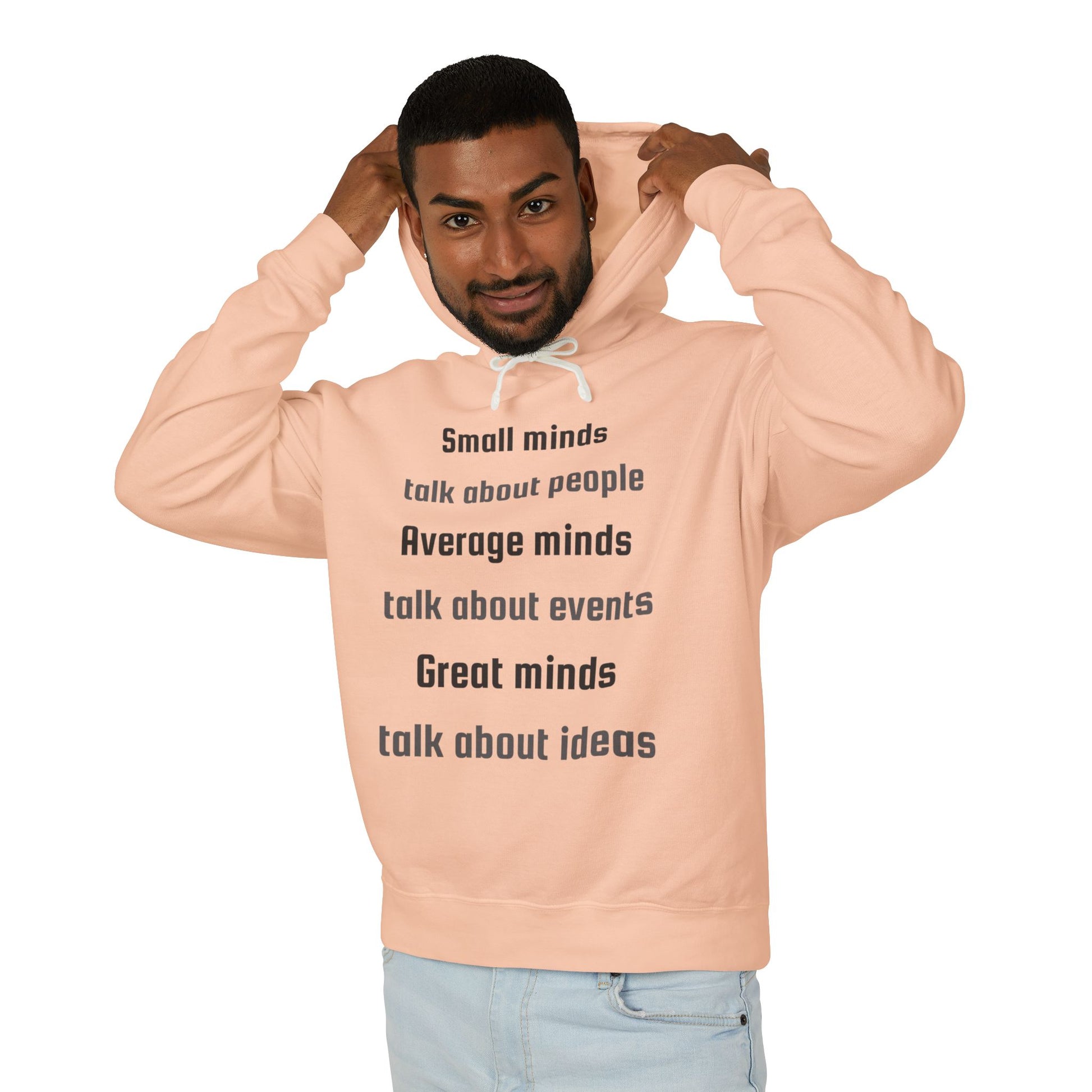 Inspirational Quote Lightweight Hoodie - Motivational Sweatshirt for Creative Minds, Gift for Students, Casual Wear, Birthday, [...]