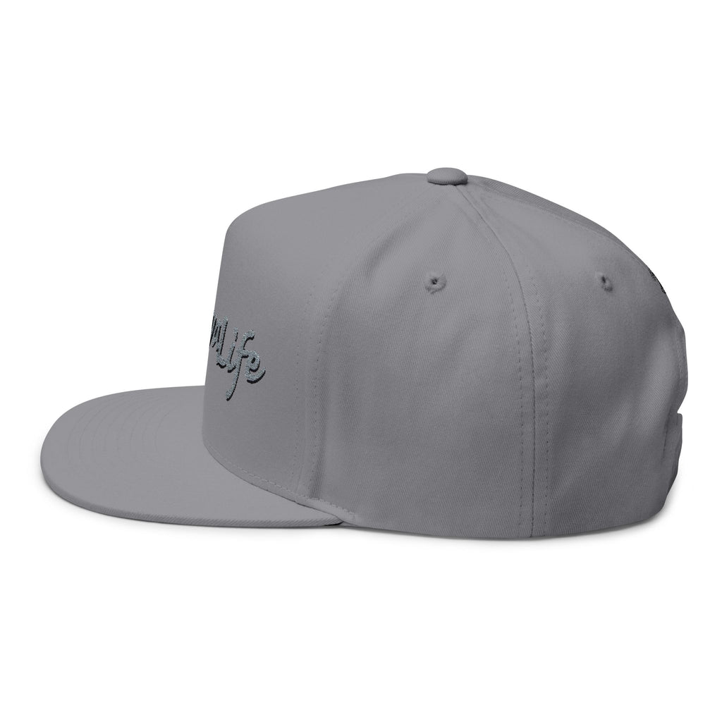 Royal Life Flat Bill Cap - Trendy Embroidered Snapback, Streetwear Fashion, Perfect Gift for Him/Her, Birthday, Casual Wear