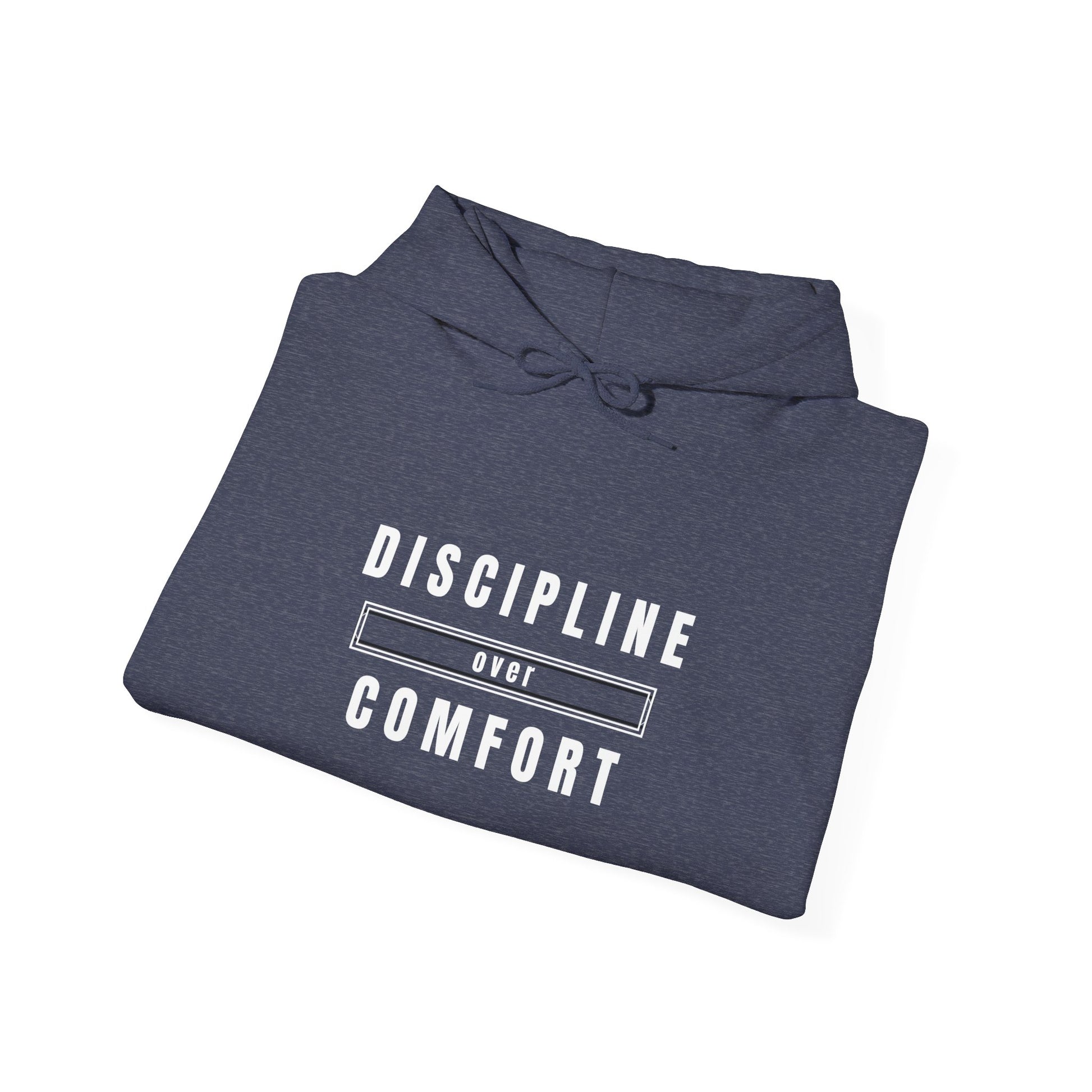 Motivational Hoodie with 'Discipline over Comfort' for Fitness Enthusiasts, Cozy Casual Wear, Unisex Sweatshirt, Gift for Gym Lovers, [...]