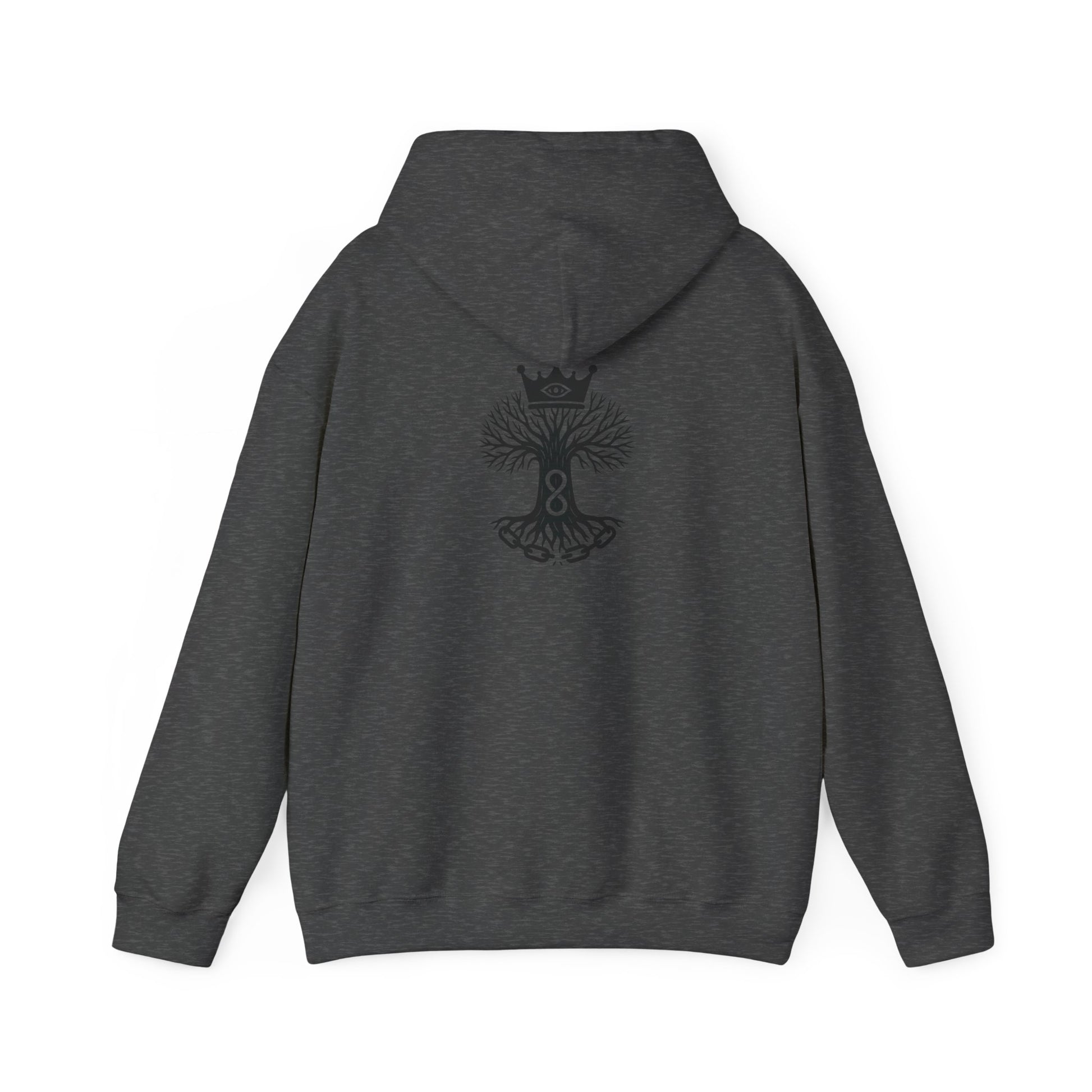 Royal Life Tree Hoodie, Cozy Sweatshirt for All Occasions, Unisex Pullover, Unique Gift for Nature Lovers, Perfect for Festivals