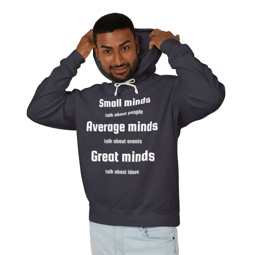 Smart Minds Hoodie - Unisex Lightweight Sweatshirt for Thoughtful Conversations, Gift for Friends, Casual Wear, Motivational Apparel, [...]