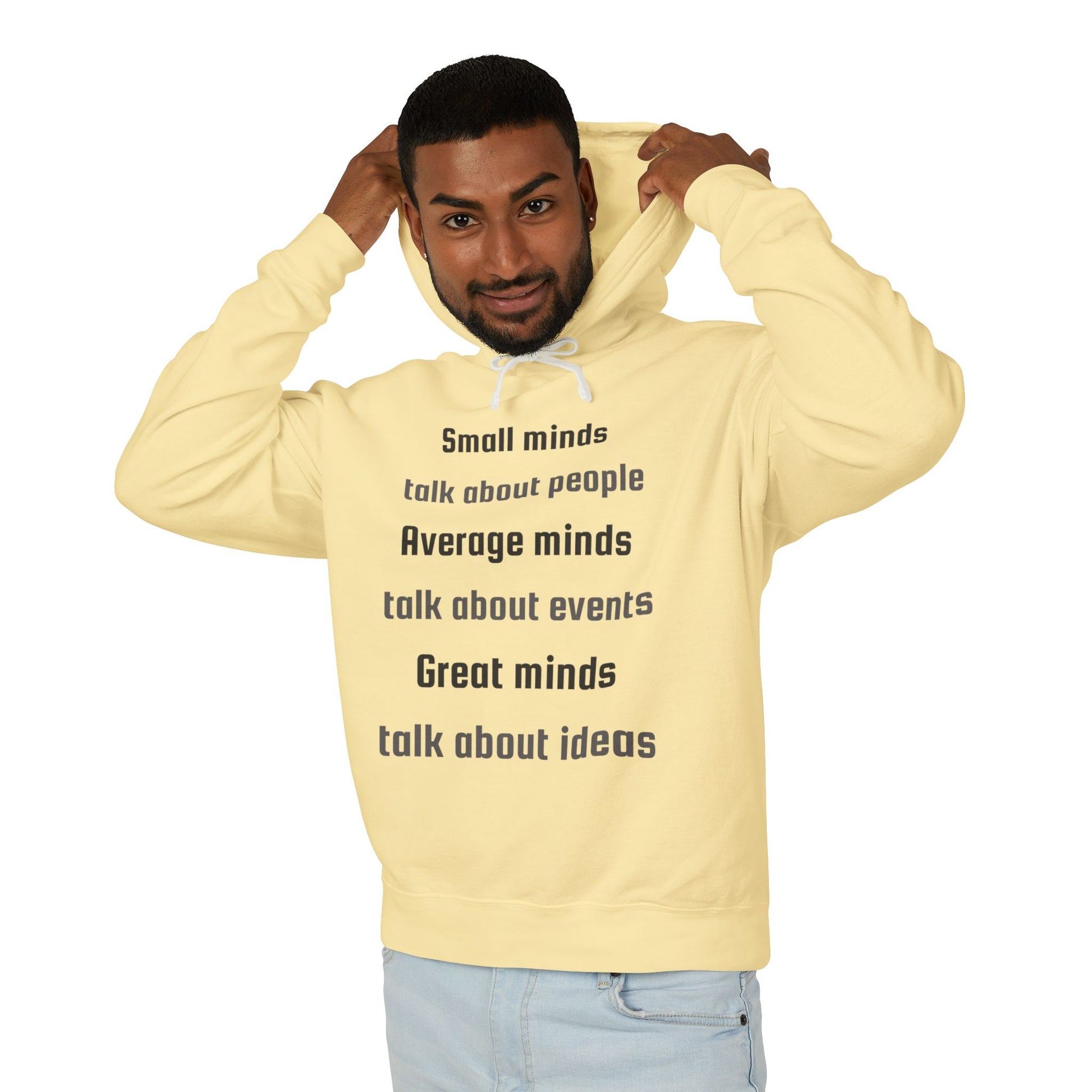 Inspirational Quote Lightweight Hoodie - Motivational Sweatshirt for Creative Minds, Gift for Students, Casual Wear, Birthday, [...]