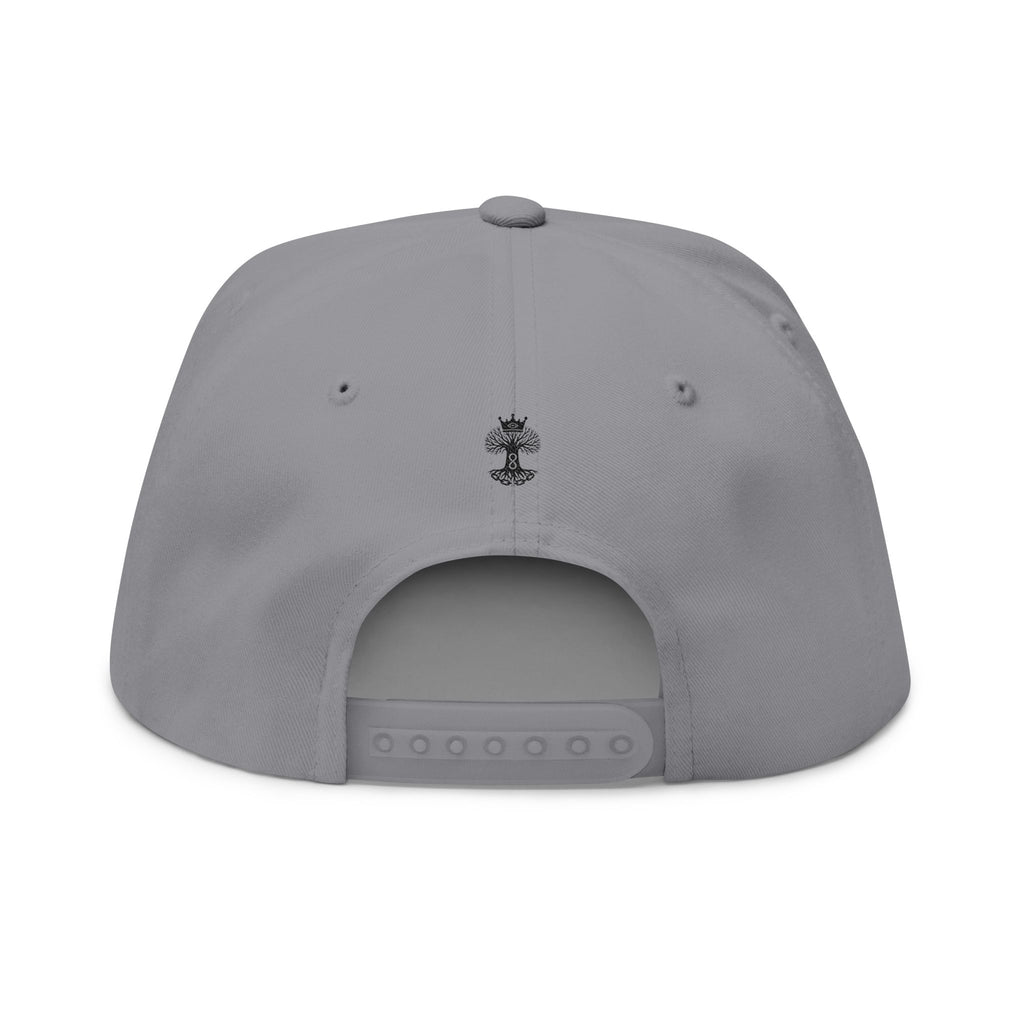 Royal Life Flat Bill Cap - Trendy Embroidered Snapback, Streetwear Fashion, Perfect Gift for Him/Her, Birthday, Casual Wear