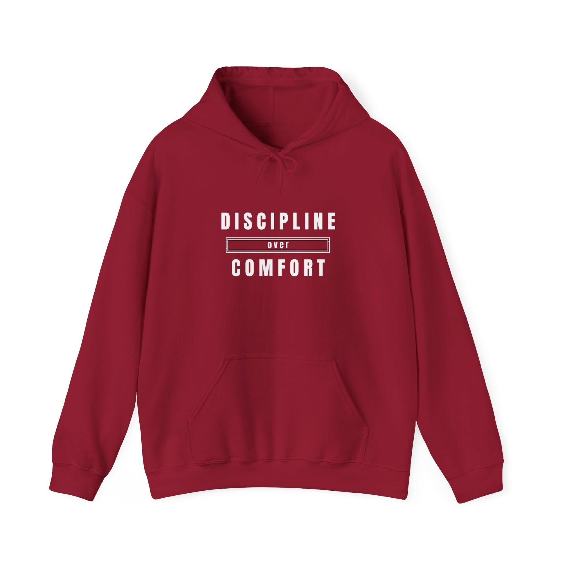 Motivational Hoodie with 'Discipline over Comfort' for Fitness Enthusiasts, Cozy Casual Wear, Unisex Sweatshirt, Gift for Gym Lovers, [...]