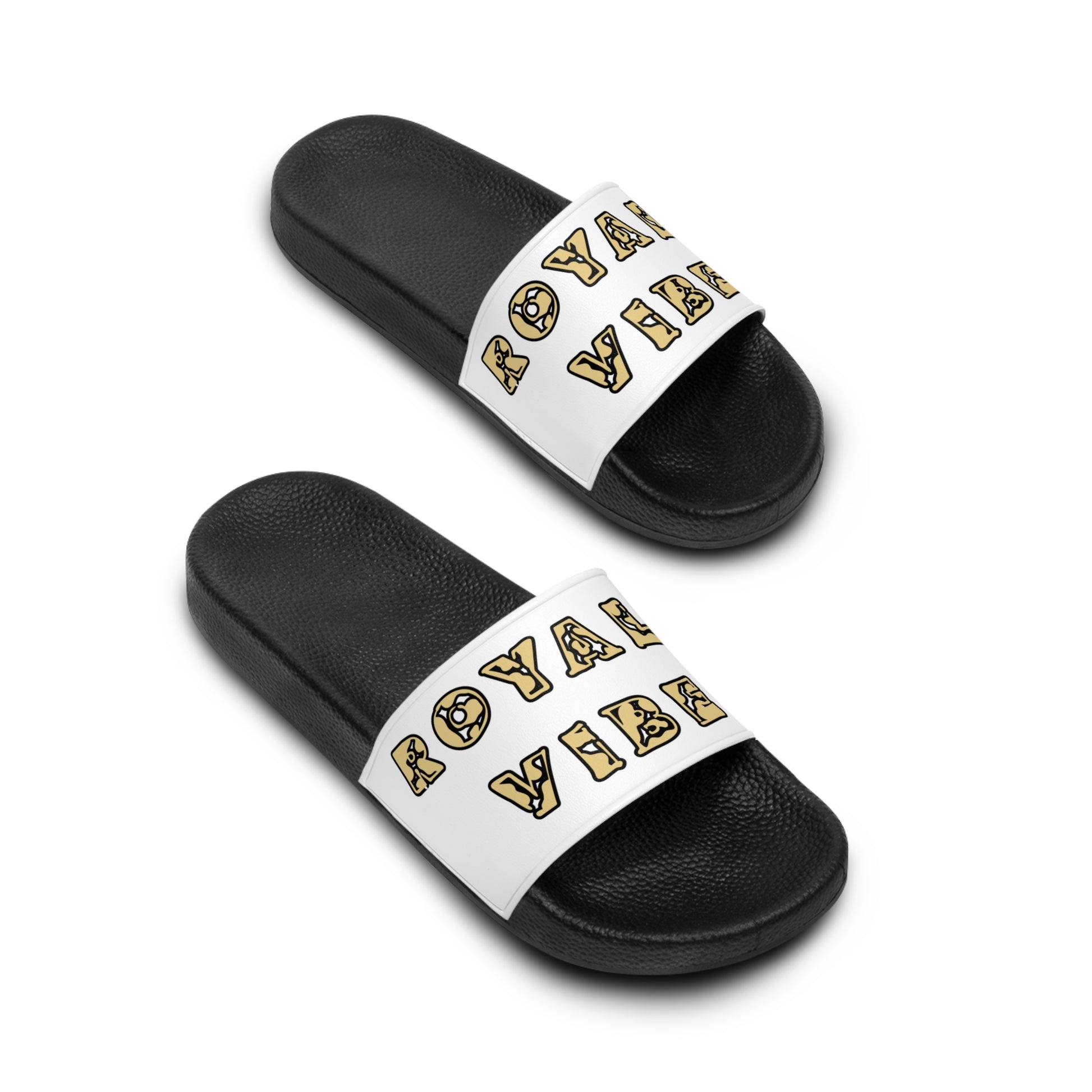 Royal Vibes Men's Slide Sandals | Casual Summer Footwear, Pool Slides, Beach Shoes, Vacation Essentials, Relaxed Comfort