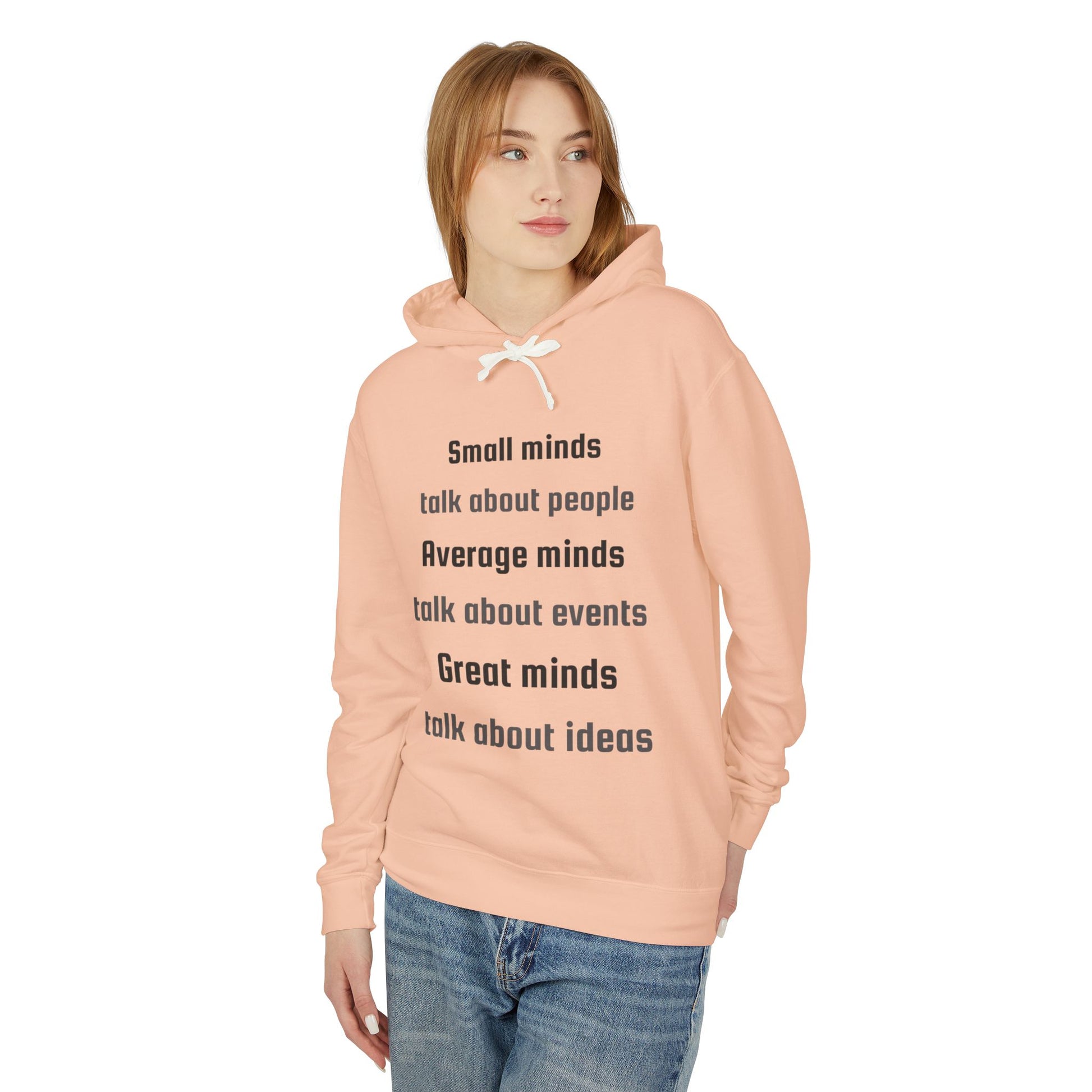 Inspirational Quote Lightweight Hoodie - Motivational Sweatshirt for Creative Minds, Gift for Students, Casual Wear, Birthday, [...]