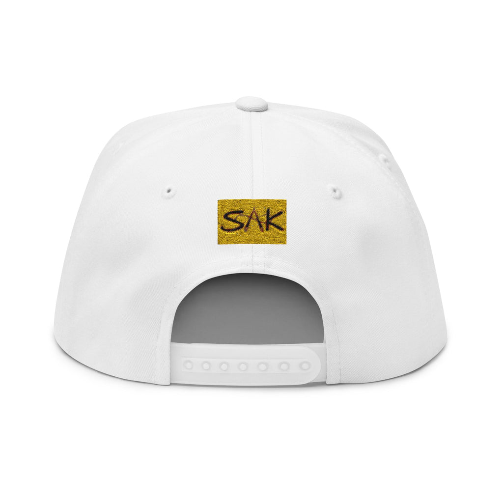 Royalty Vibes Embroidered Flat Bill Cap, Unisex Hat, Trendy Headwear, Casual Style, Perfect Gift for Streetwear Enthusiasts