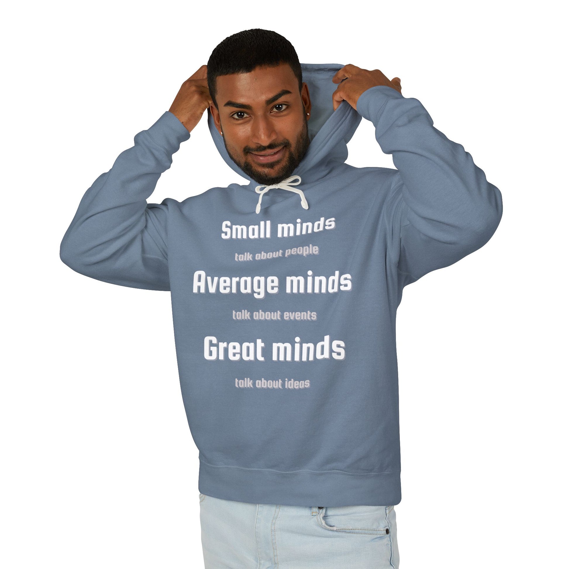 Smart Minds Hoodie - Unisex Lightweight Sweatshirt for Thoughtful Conversations, Gift for Friends, Casual Wear, Motivational Apparel, [...]