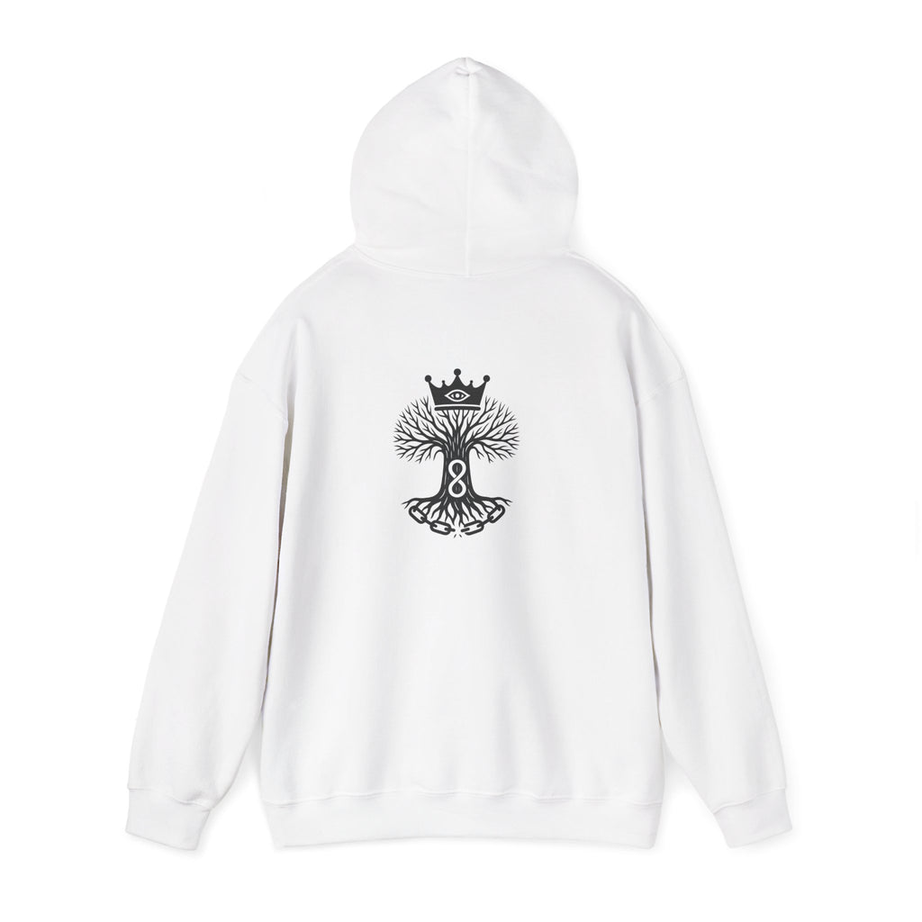 Royal Life Tree Hoodie, Cozy Sweatshirt for All Occasions, Unisex Pullover, Unique Gift for Nature Lovers, Perfect for Festivals