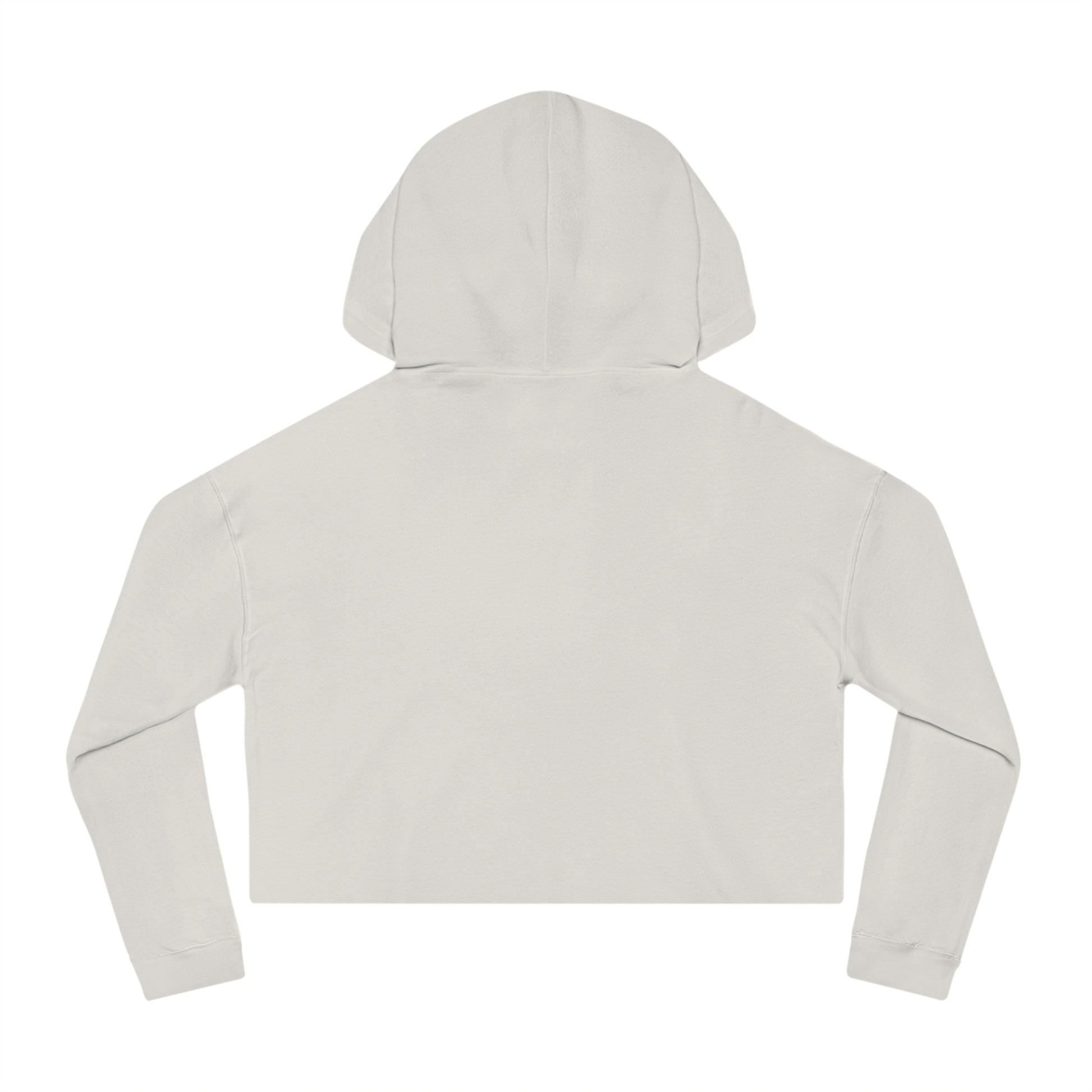 Stay Ready Women's Cropped Hooded Sweatshirt, Casual Hoodie, Athleisure Sweatshirt, Gift for Her, Trendy Streetwear